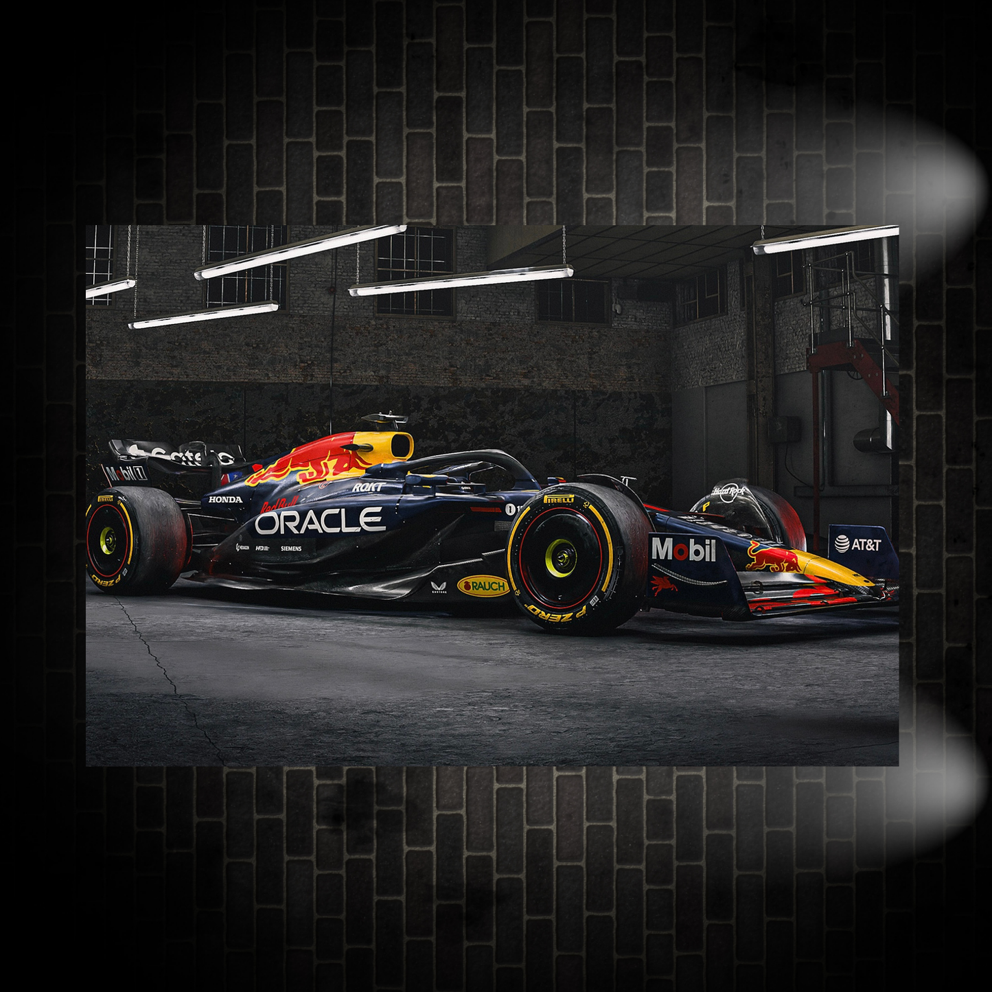 F1 redbull poster