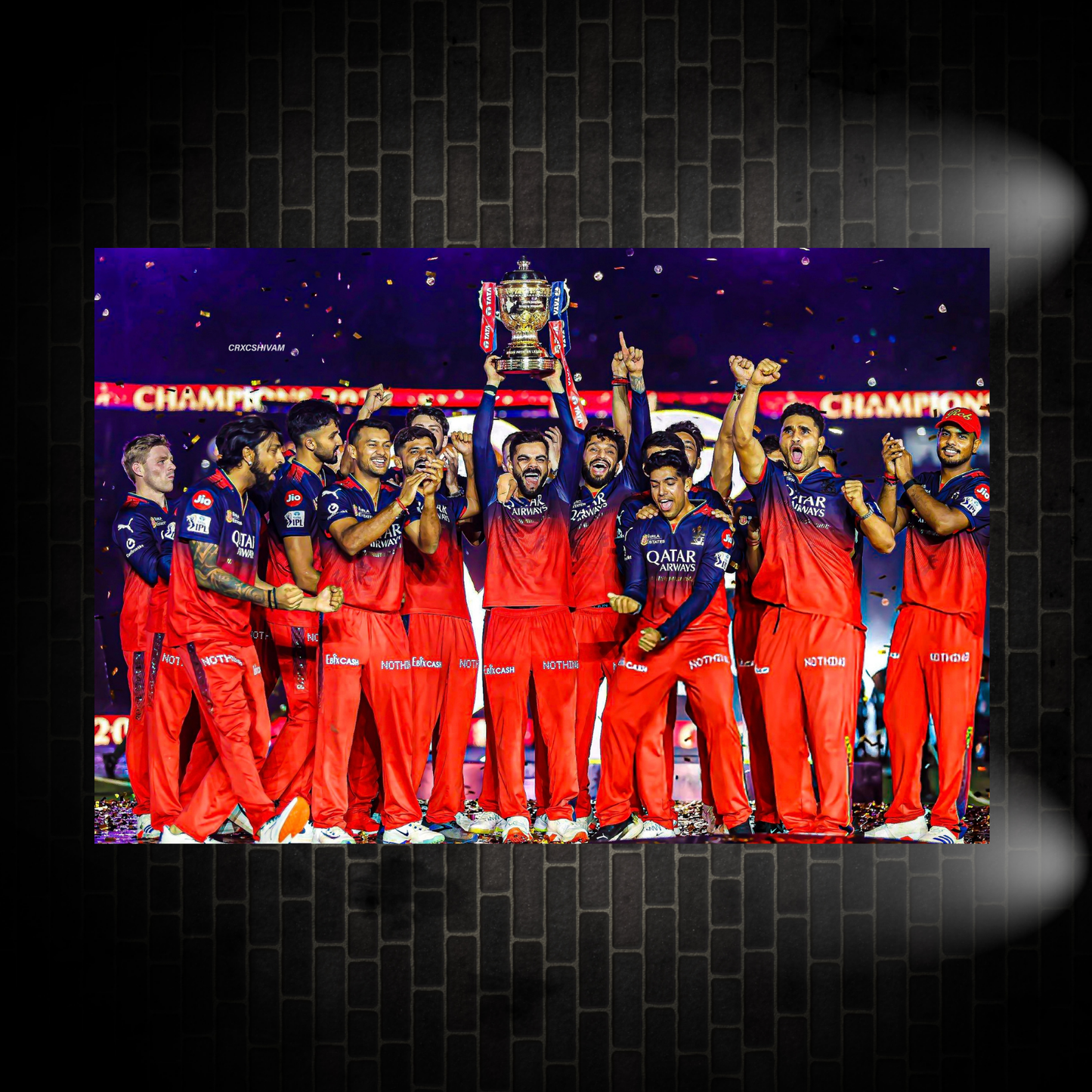 Rcb win poster