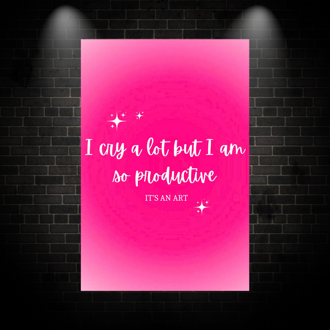 Cry a lot Poster