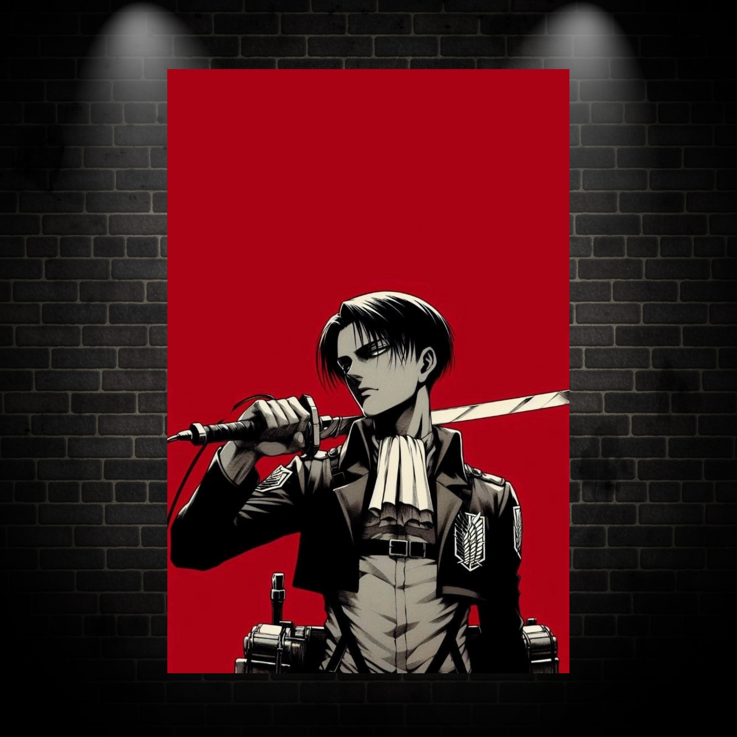 Levi red poster