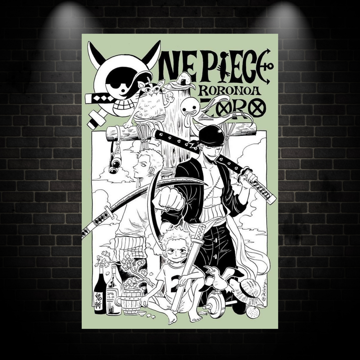 One Piece comic poster