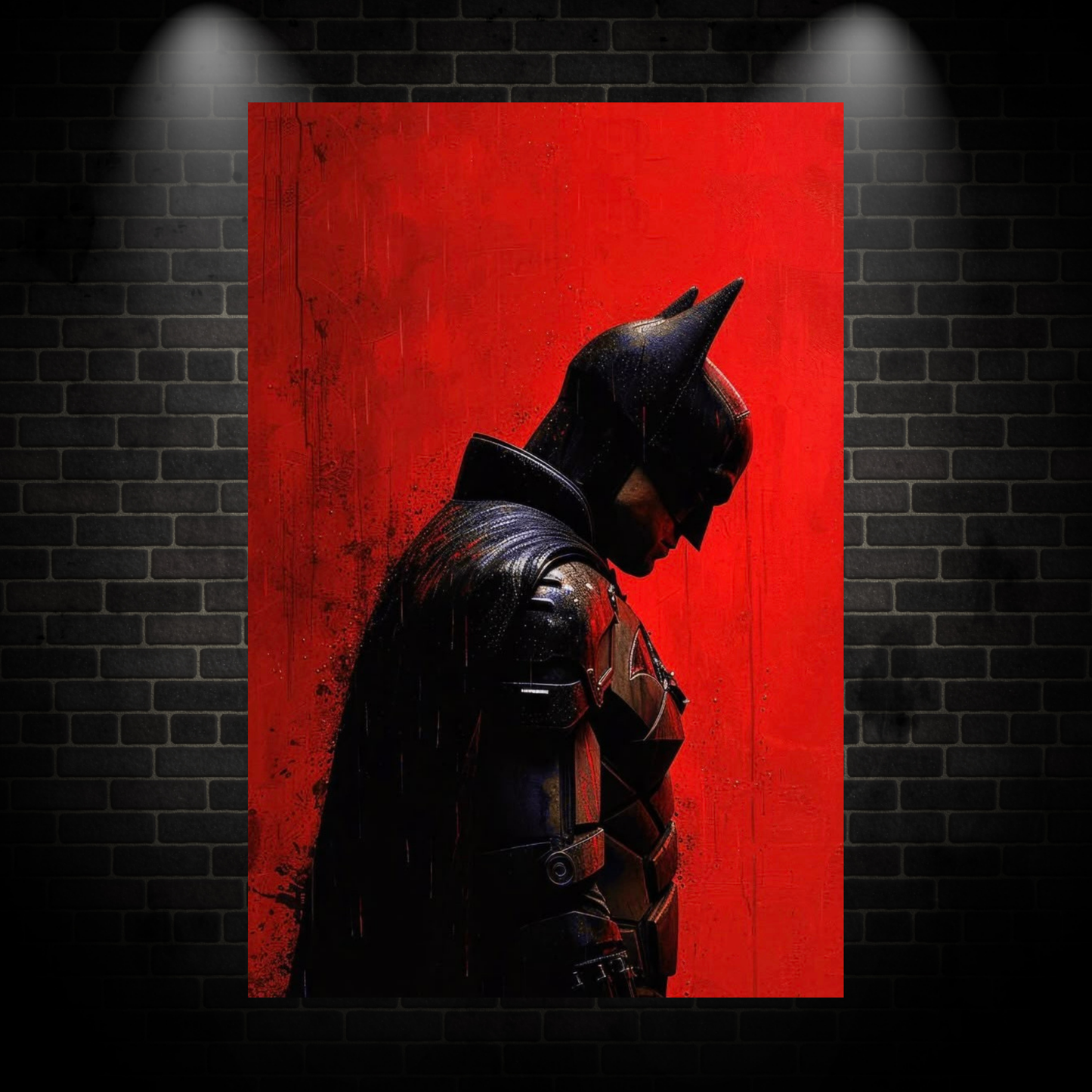 Batman red poster