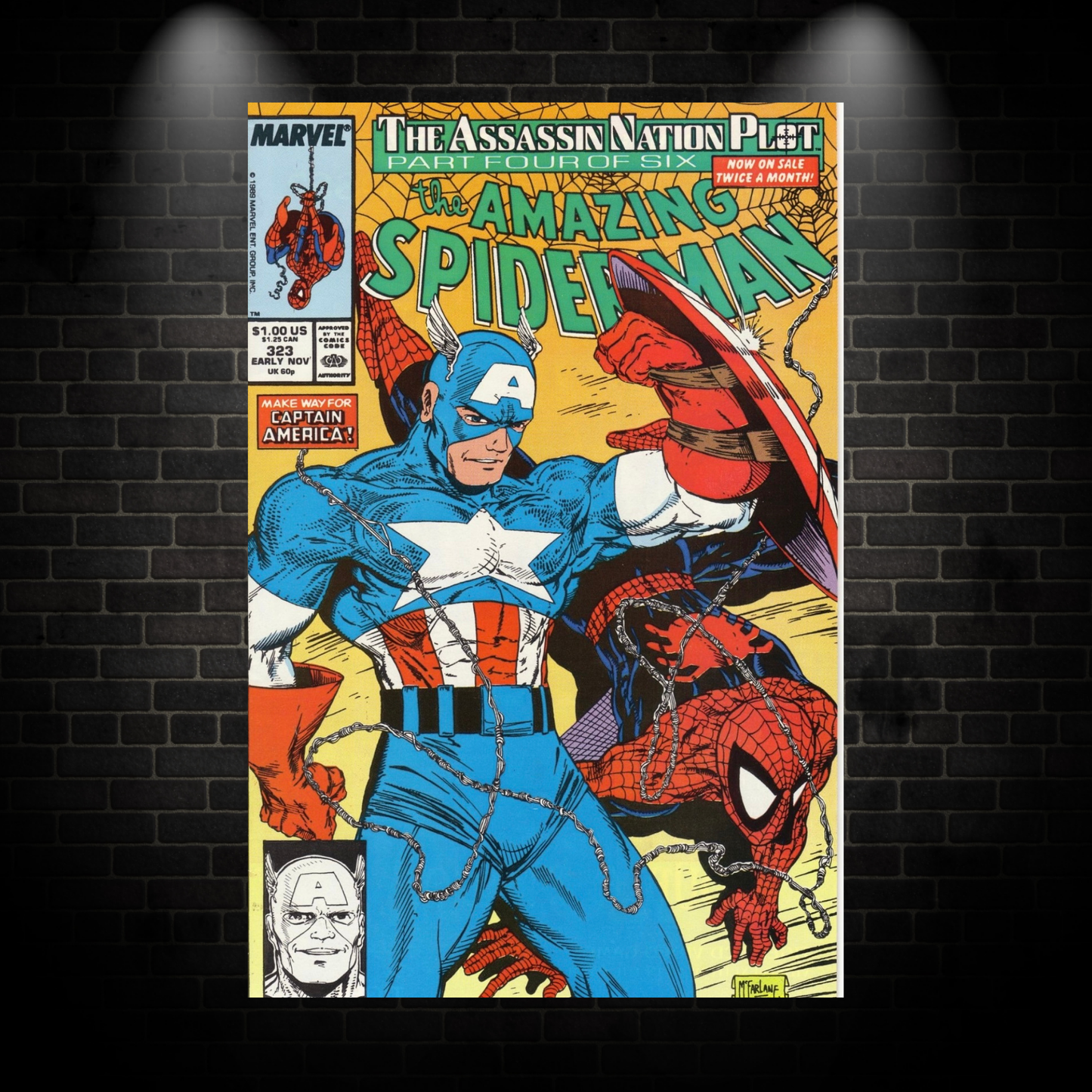 Marvel comic poster
