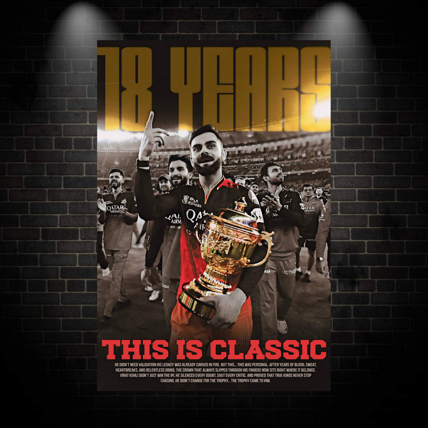 RCB 18 poster