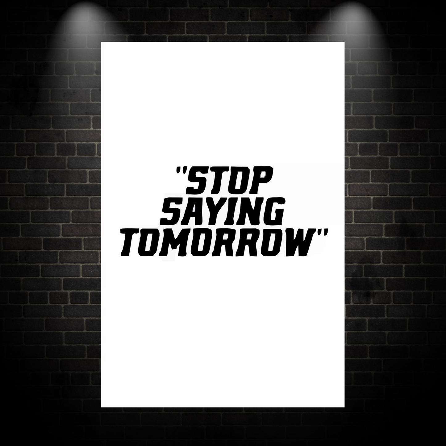 Stop saying poster