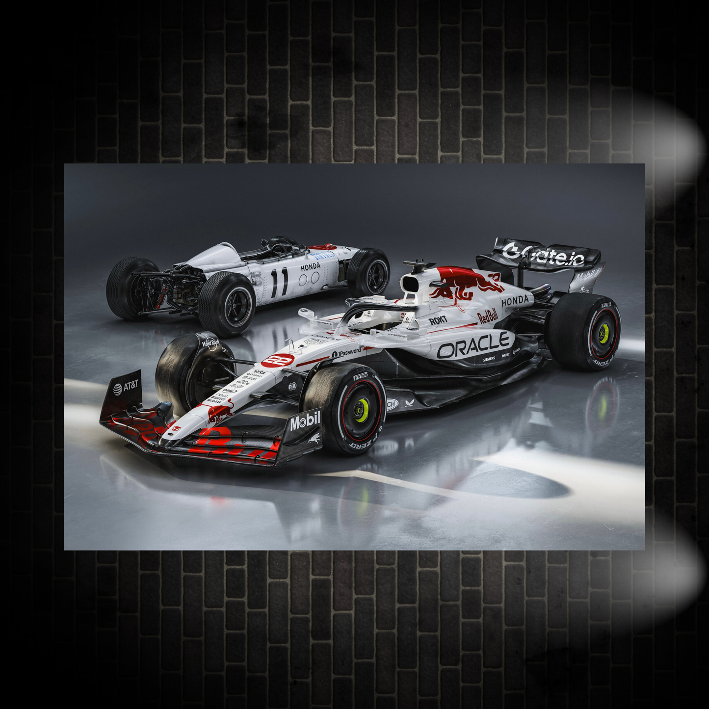 F1 white poster