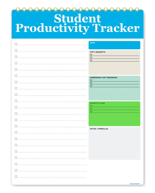 Productive Tracker for Students
