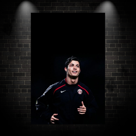 Ronaldo black poster
