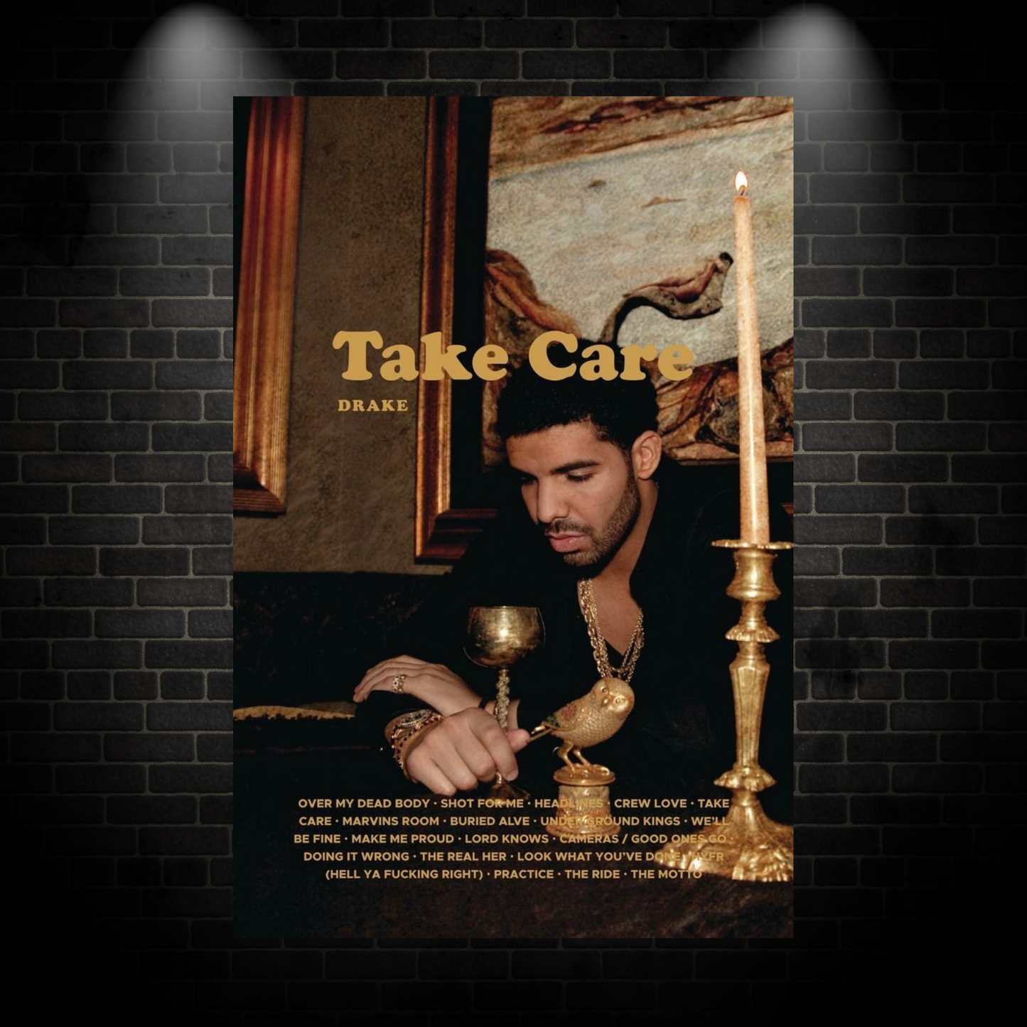 Take care drake poster