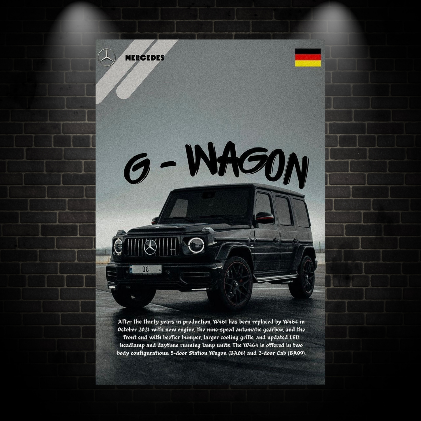 G wagon poster