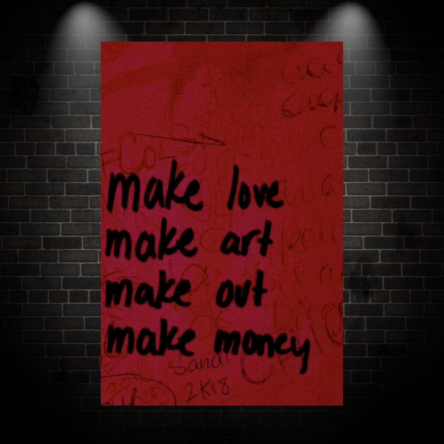 Make art poster