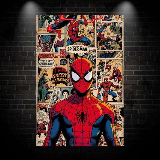 Spiderman comic poster 2
