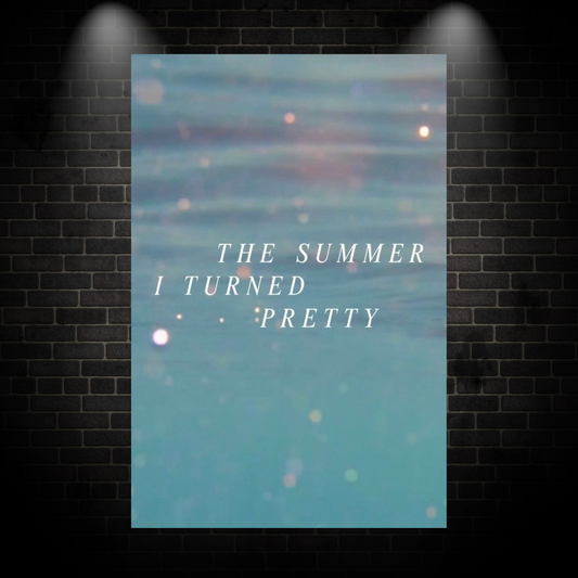 Summer i turned name poster