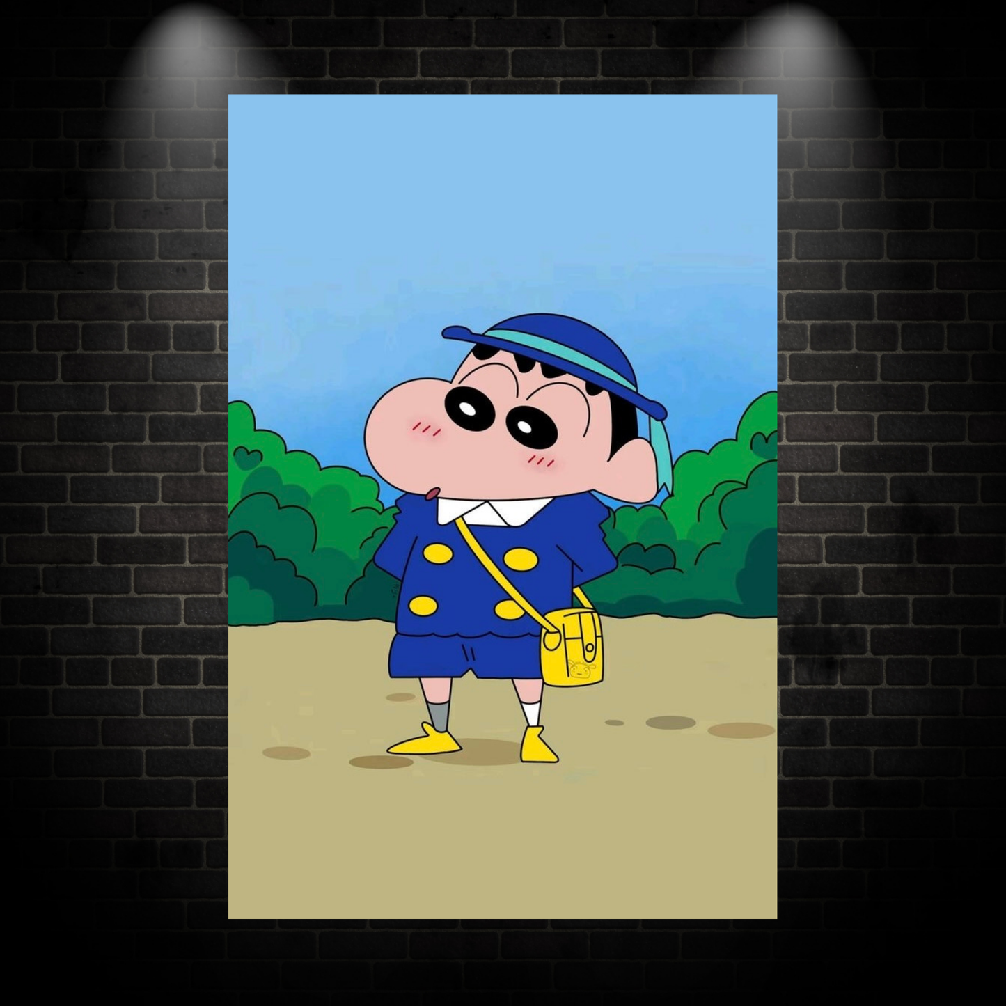 Shinchan school uniform poster