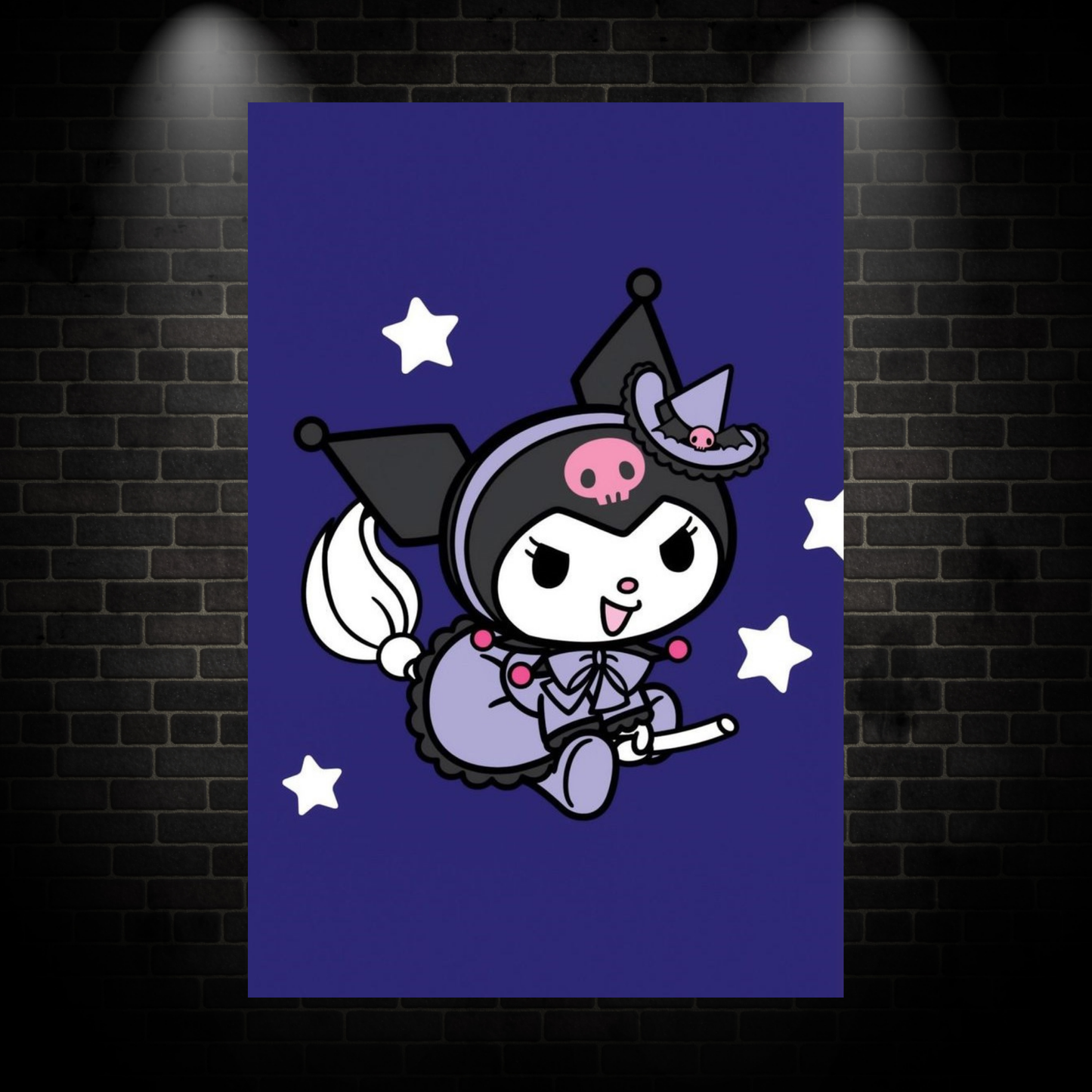 Blue kuromi poster