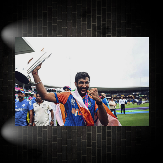 Bumrah trophy poster