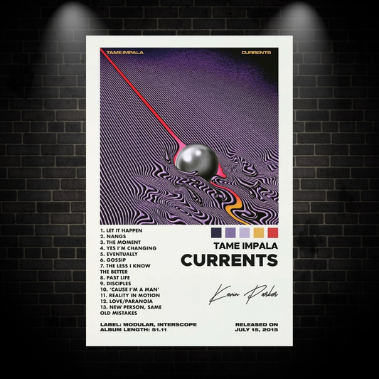 Tame impala currents poster