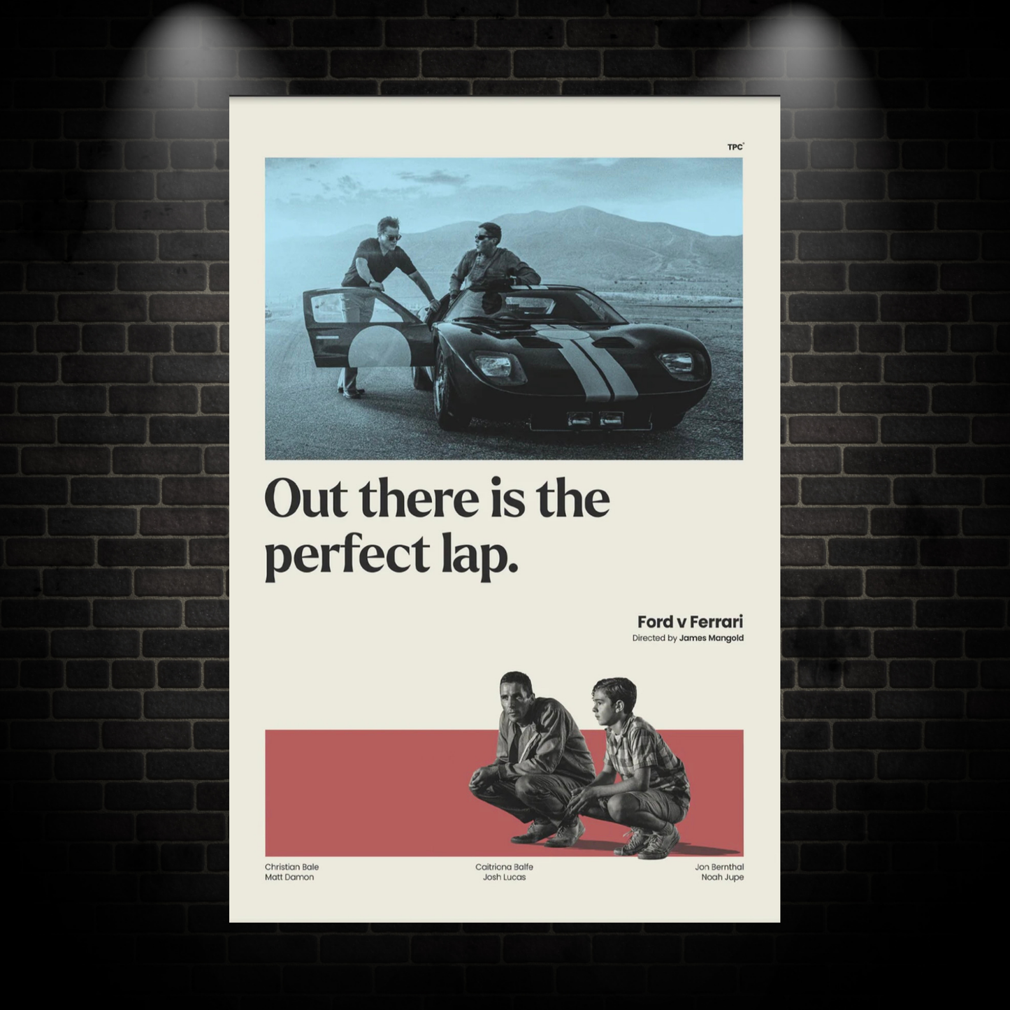 Ford v ferrari poster