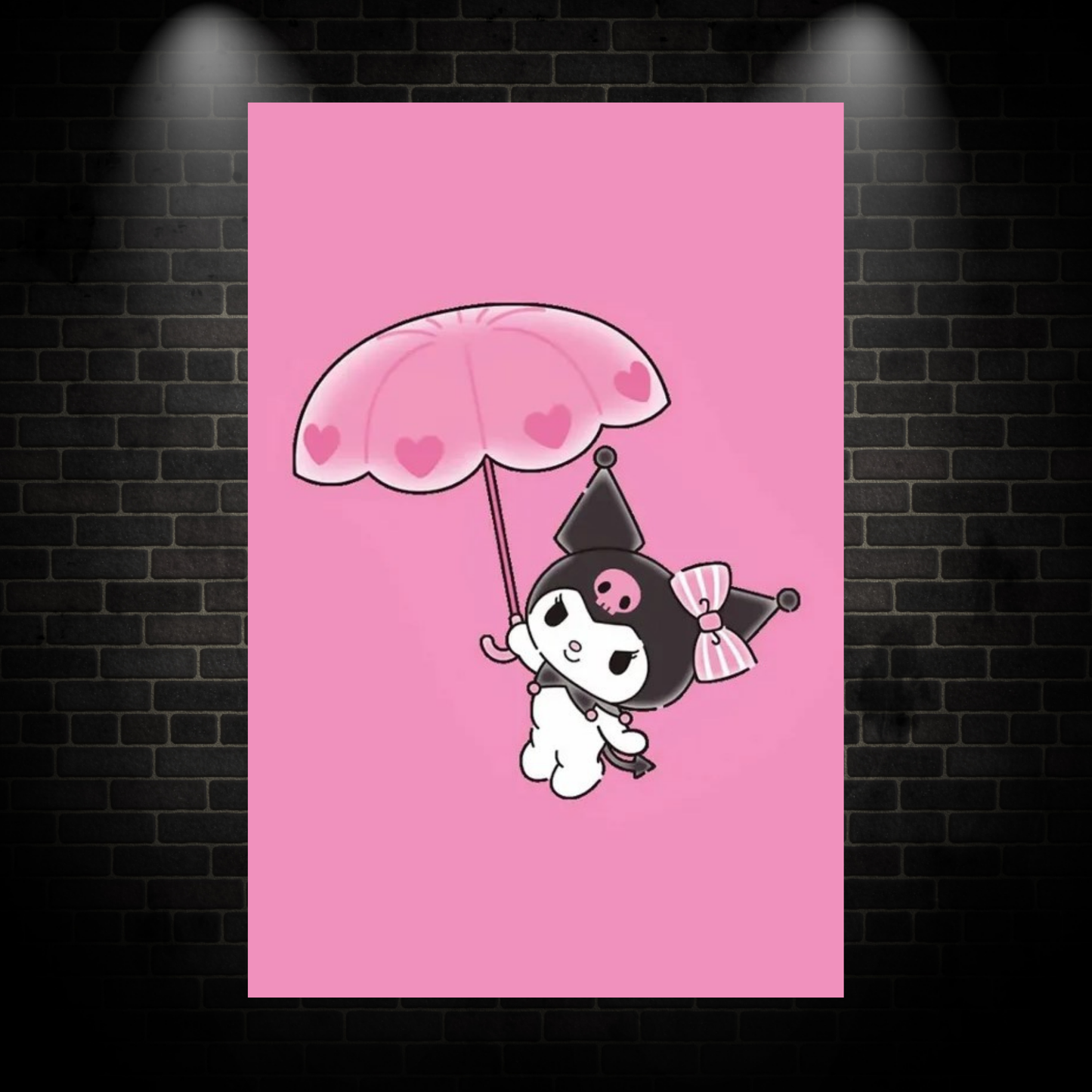 Pink kuromi poster