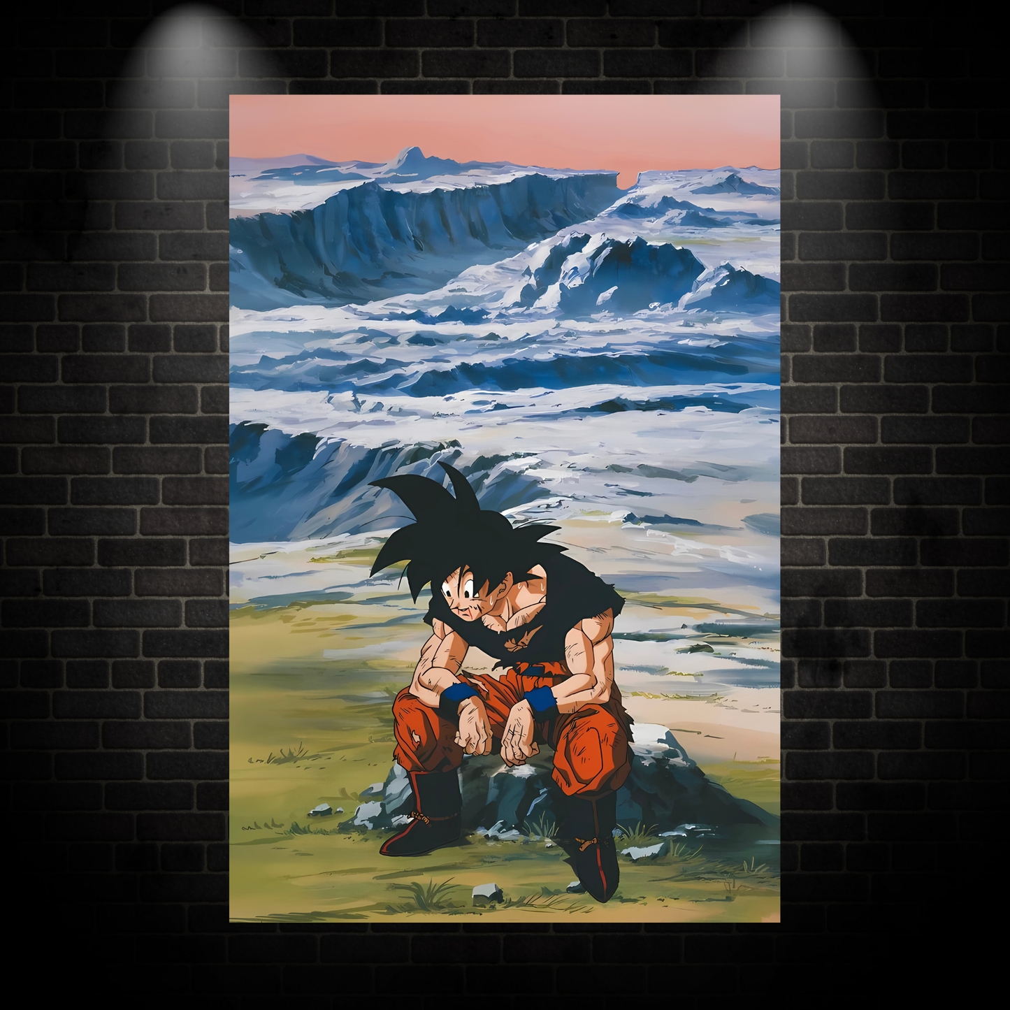 Goku sitting poster