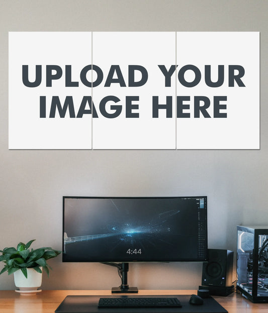 Custom 3-Piece Split Poster - Upload Your Image
