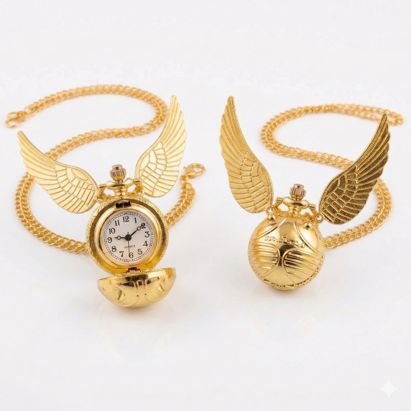 Harry Potter Snitch Locket Watch Golden