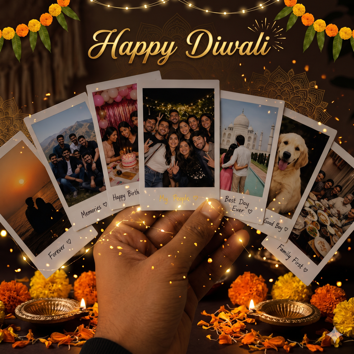 Custom Polaroids - Festive Memories Edition
