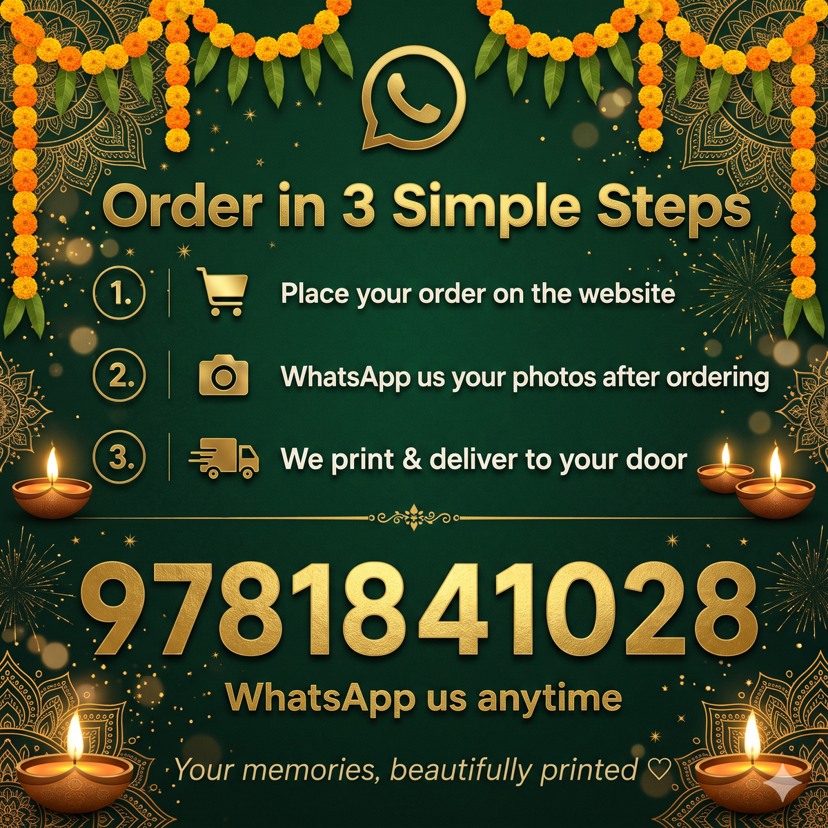 Custom Polaroids - Festive Memories Edition