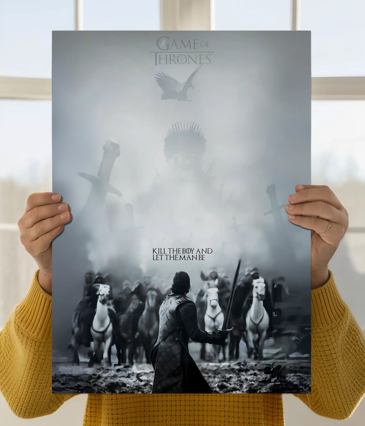 Jon Snow – Kill the Boy Cinematic Wall Poster