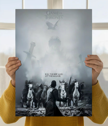 Jon Snow – Kill the Boy Cinematic Wall Poster