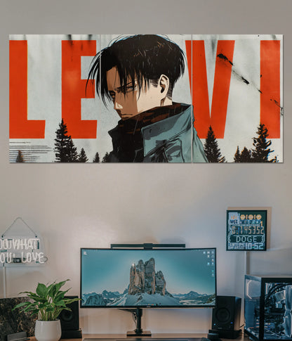 Levi Ackerman Split Poster