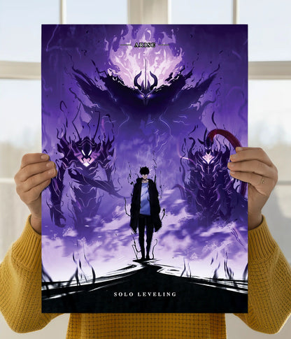 Solo Leveling – ARISE Shadow Monarch Wall Poster