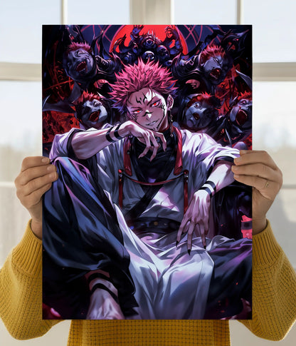 Sukuna – King of Curses Jujutsu Kaisen Poster