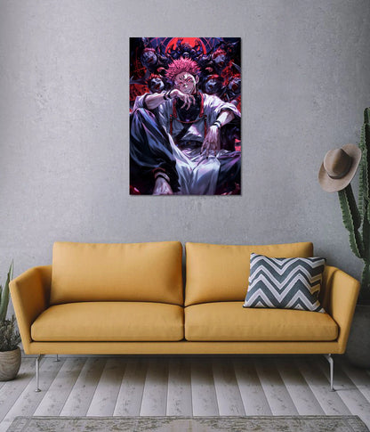 Sukuna – King of Curses Jujutsu Kaisen Poster